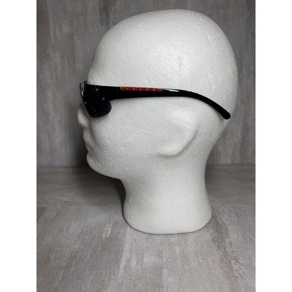 VTG Prada SPS04E Sunglasses Mens Shield Wrap Sport Designer Italy 72mm 4061 - Picture 2 of 16